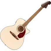 Fender California Deluxe Newporter CE WN White Blonde Elektro-akusticna dreadnought