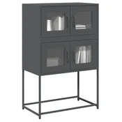 Visoka ploca antracit 68x39x107 cm celik