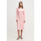 Obleka Dkny roza barva, DD4KTE31