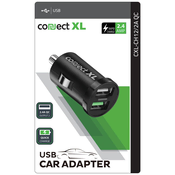 Connect XL Auto punjač za smartphone, quick, 2xUSB, 2.4A - CXL-CH12/2A QC