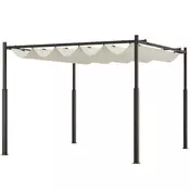 Homestar Pergola 298x298x230 cm krem kovina