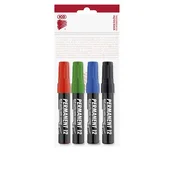 Set alkoholnih markera, 1-4 mm, rez, ICO Permanent 12, 4 različite boje 9580008001