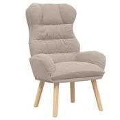 fotelja Svijetlo siva 69 x 74 x 93 cm Sherpa Tkanina