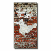 tulup.si Steklena navpična ura Zid 30x60 cm