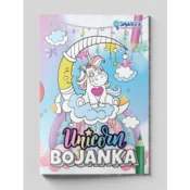 Bojanka 8 listova - jednorog