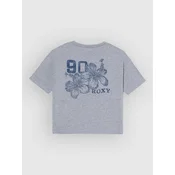 Roxy The Beautiful Spring Kids dekliška majica heather grey