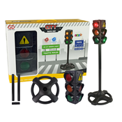 LEAN TOYS Otroški semafor 72 cm – svetlobni in zvočni efekti, (20374674)