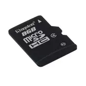 KINGSTON spominska kartica microSD 8GB (SDC4/8GBSP)