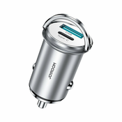 Joyroom mini dvojni avtopolnilec USB Type C / USB 20 W 5 A Power Delivery Quick Charge 3.0 AFC SCP