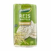 DENNREE Krekeri rižini bez glutena, bez soli, (4021851427255)