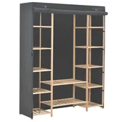 Vidaxl Garderobna omara iz blaga 135x40x170 cm