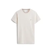 Tommy Hilfiger Majica MW0MW10800 Kremna Slim Fit