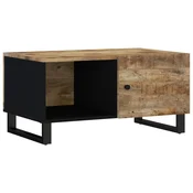 Vidaxl Klubska mizica 80x50x40 cm trden les in inženirski les