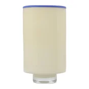 Kremno bela steklena vaza (višina 26 cm) Milo – ONA