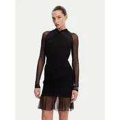 Versace Jeans Couture Cocktail obleka 78HAO971 Črna Slim Fit