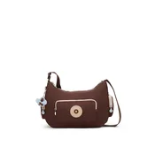 KIPLING Torba za čez ramo Gabbina Energy temno rjava
