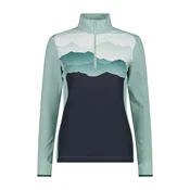 CMP WOMAN SWEAT, ženski smučarski puli, zelena 35L0556