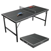 Homestar Namizni tenis miza Flexi črna srebrna zložljiva