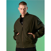 Sinsay - Dvostrana bomber jakna - khaki