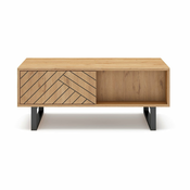 Mizica v hrastovem dekorju v naravni barvi 55x110 cm Madona – Marckeric
