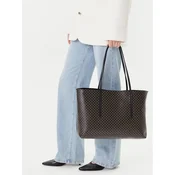 Calvin Klein Ročna torba Emblem Aop Tote W/ Pouch LV04F3266G Črna