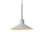 Bover LED viseča svetilka Platet, črna/siva, O 20 cm - Dnevna soba/jedilnica - Dizajn - ebenovinasto črna, svetlo siva - Aluminij