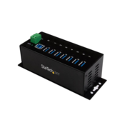 7-port industrial USB 3.0 hub - ESD and surge protection