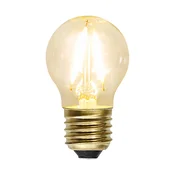 STAR TRADING LED-žarnica E27 G45 Filament 1,5W 2.100 K Soft Glow