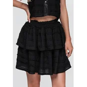 Ombre razširjeno mini krilo