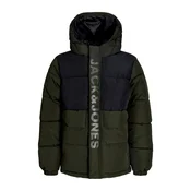 Jack & Jones Junior Zimska jakna JCOSpeed jelka/črna