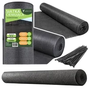Zaščitna mreža za ograjo 1,5M x 50M 70g/m2 - siva