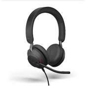 HSE Jabra Evolve2 40 slušalice  stereo  UC  ožičene  USB-A