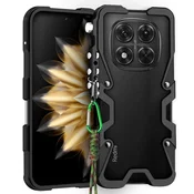 GS Trpežen oklepni ovitek za Xiaomi Redmi Note 14 Pro+ 5G - črn
