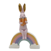 Ena Figura Zeka na dugi 15x6x21cm, Roze
