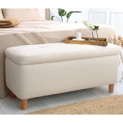Atelier del Sofa Tabure 100x45x41cm, Krem