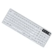 INF Žična 99-tipkna tipkovnica z RGB in multimedijskim gumbom White, (5000310582)