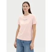 Tommy Hilfiger Majica WW0WW45428 Roza Regular Fit