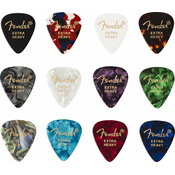 Fender 351 Shape Celluloid Medley Extra Heavy 12 Pack