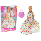 Lean Toys Lutka princeza Lucy u dugoj bijeloj haljini