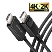 AXAGON RVD-HI20C2, DisplayPort -> HDMI 2.0b reduktor / kabel 1,8 m, 4K/60Hz