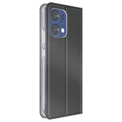 AVIZAR Torbica za Oppo A6 Pro Rebrasta tekstura s funkcijo stojala in imetnikom kartic, Črna, (5000275507)