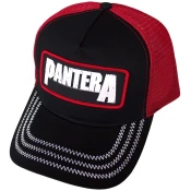 Pantera B&W Patch Kapa Black & Red UNI