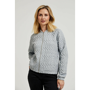 Womens bomber jacket Moodo - gray