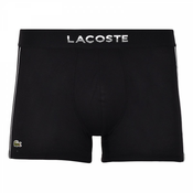 Bokserice Lacoste Men’s Breathable Technical Mesh Trunk 1P - black/white