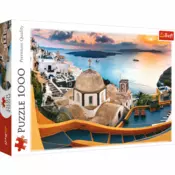 TREFL Puzzle 1000 delova Santorini u suton