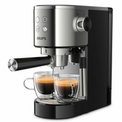 KRUPS presso aparat za kavu XP442C11 Virtuoso, crn-srebrn