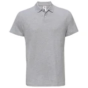 MAJICA KRATKI RUKAVI POLO B&C ID.001 180G SVIJETLO SIVA 3XL