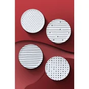 Hermia Servisni set za kolace, 4 komada, Beli