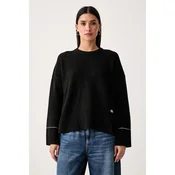 Karl Lagerfeld Jeans pulover ženski z volno