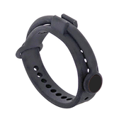 Brutus Click-N-Go Adjustable Silicone Cockring Black